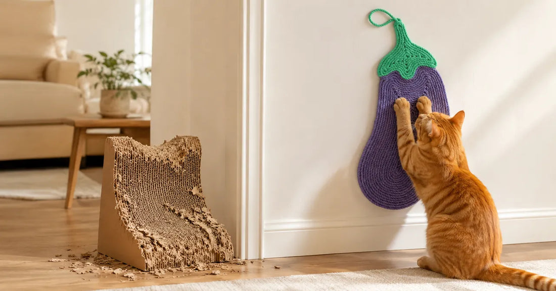 Why Do Cats Love Sisal Scratch Mats More Than Cardboard?