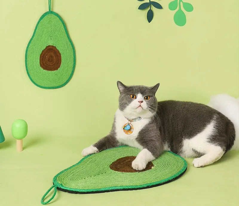 Avocado Sisal Cat Scratch Pad for Walls & Floors