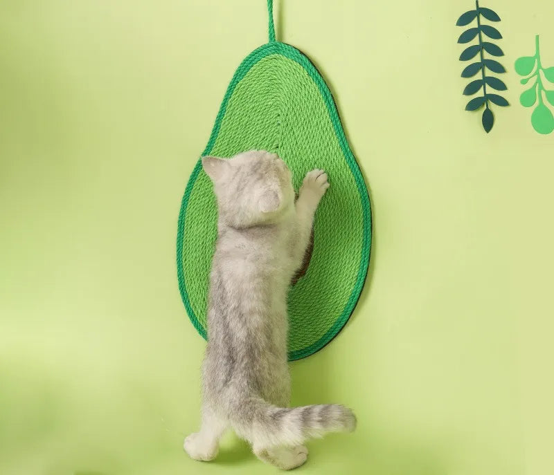 Avocado Sisal Cat Scratch Pad for Walls & Floors
