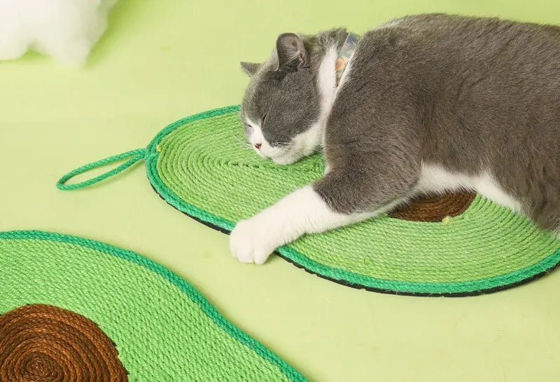 Avocado Sisal Cat Scratch Pad for Walls & Floors