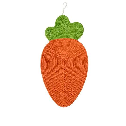 Carrot Sisal Cat Scratcher Mat for Wall & Floor Use