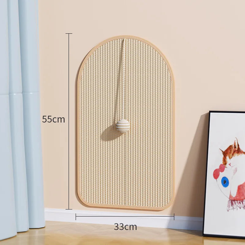Minimalist Arch Sisal Cat Scratcher Mat for Walls & Floors